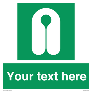 Custom sign safe condition Lifejacket